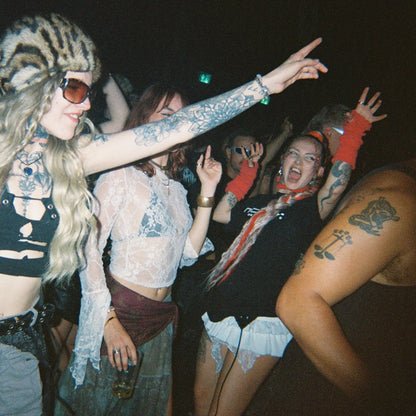 People dancing at a concert
